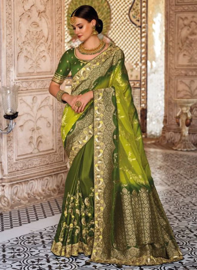 TATHASTU ANAARA Heavy Wedding Wear Silk Designer Latest Saree Collection